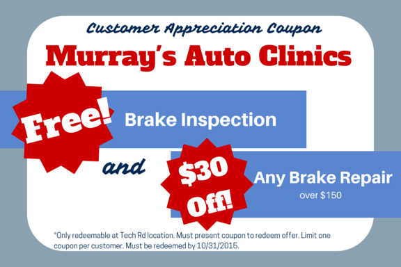 Murrays Brake Repair Coupon