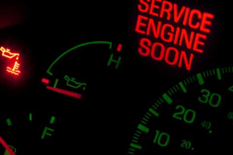 service indicator of a car