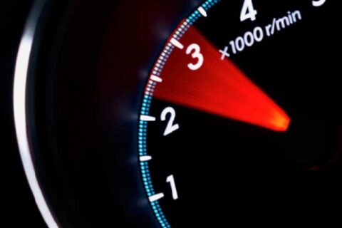 speedometer of a car